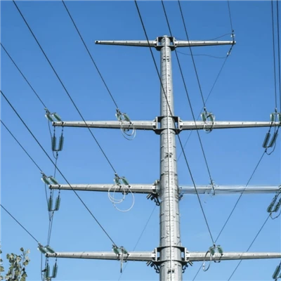 Poste de potencia de acero galvanizado en caliente
